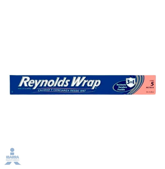 Papel Aluminio Reynolds Wrap 5 m