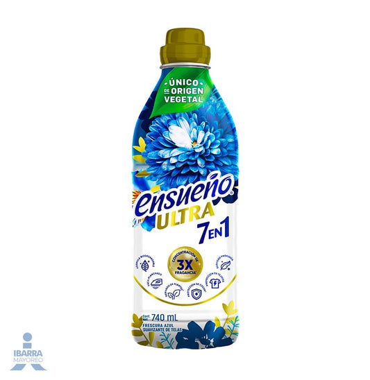 Suavizante Ensueño Ultra Frescura Azul 740 ml