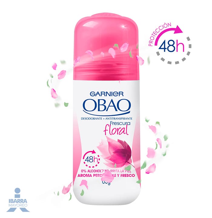 Desodorante Obao Mujer Frescura Floral Roll On 65 g