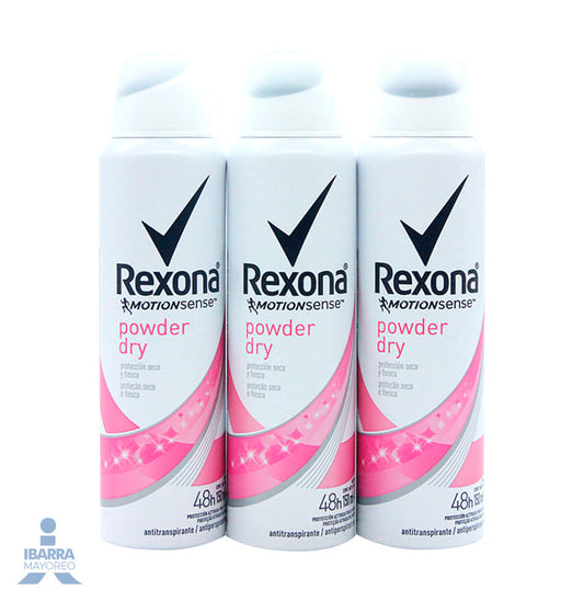 Desodorante Rexona Powder Mujer Aerosol 150 ml