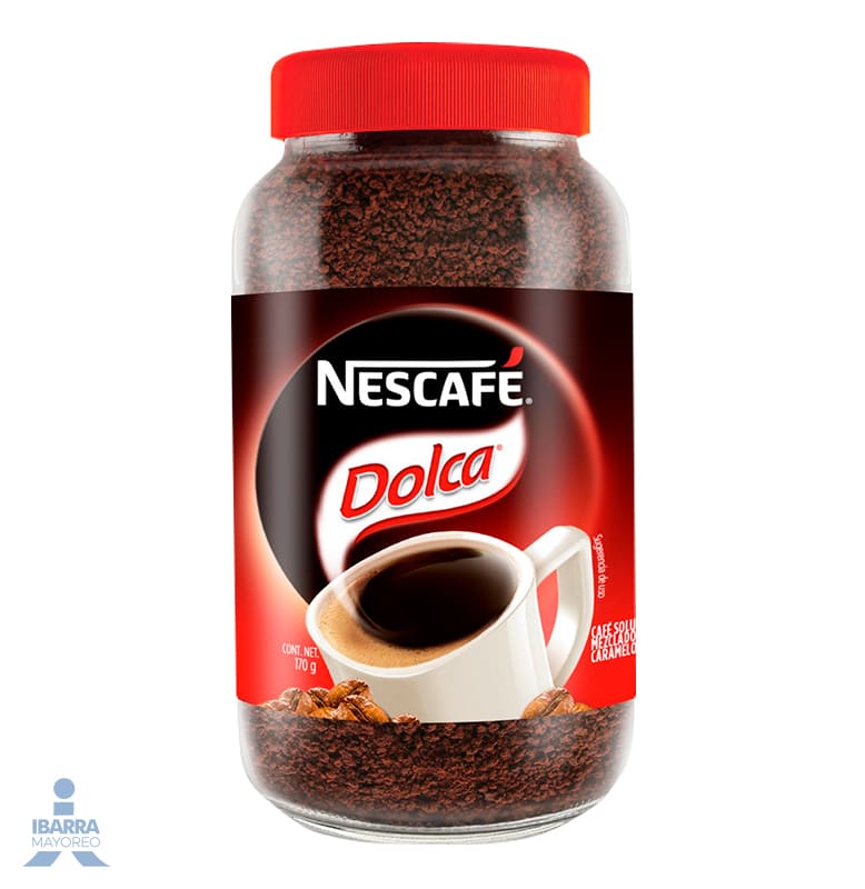 Café Soluble Nescafé Dolca con Caramelo Frasco 170 g