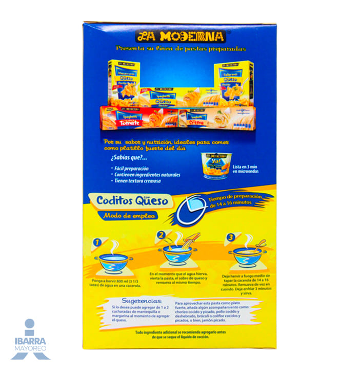 Pasta La Moderna Codito Queso 200 g