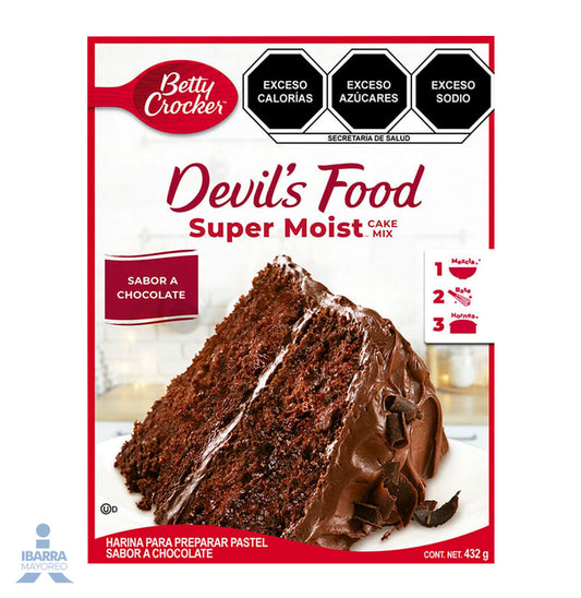 Harina para Pastel Betty Crocker Devils Food 375 g