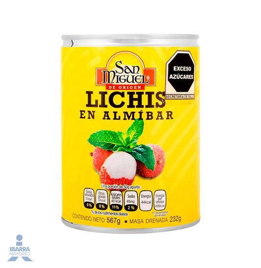 Lichis en Almíbar San Miguel 567 g