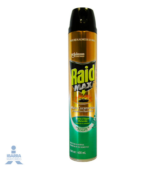 Insecticida Raid Max Eucaliptol 400 ml