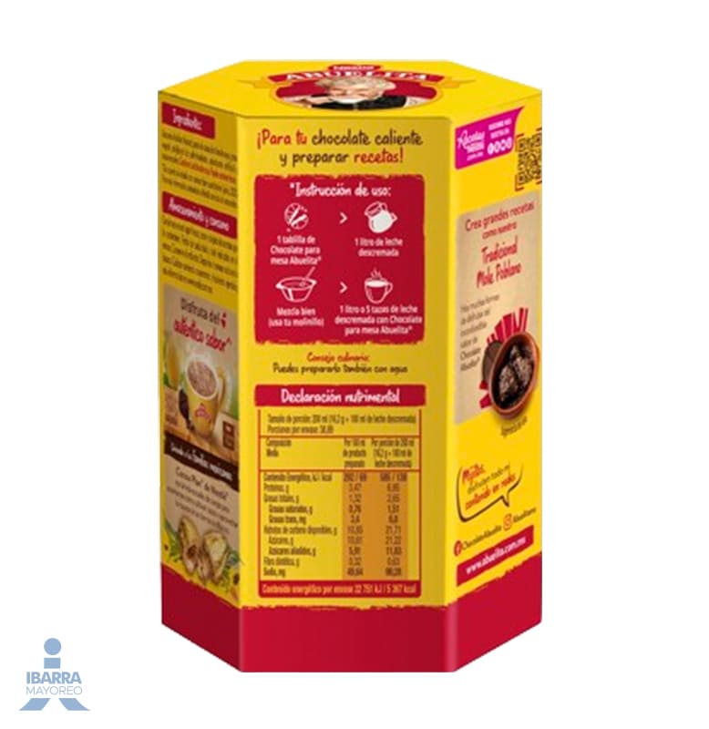 Chocolate Abuelita Marqueta 6/90 g + 1 tableta GRATIS