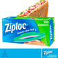 Bolsa Hermética Ziploc Sándwich 100 pzas.