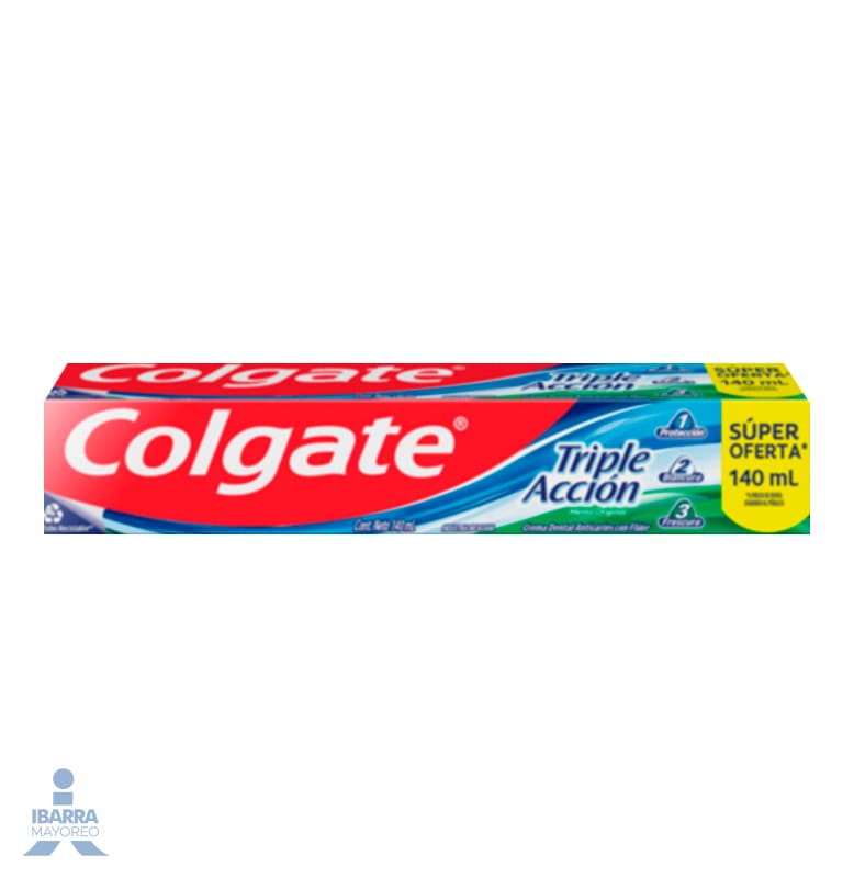 Crema Dental Colgate Triple Acción 140 ml