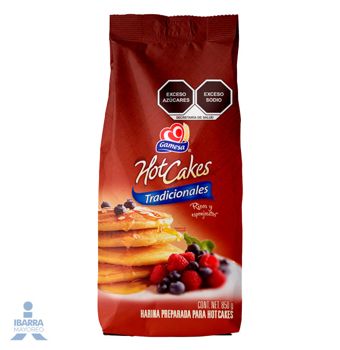 Harina para Hot Cakes Gamesa 850 g