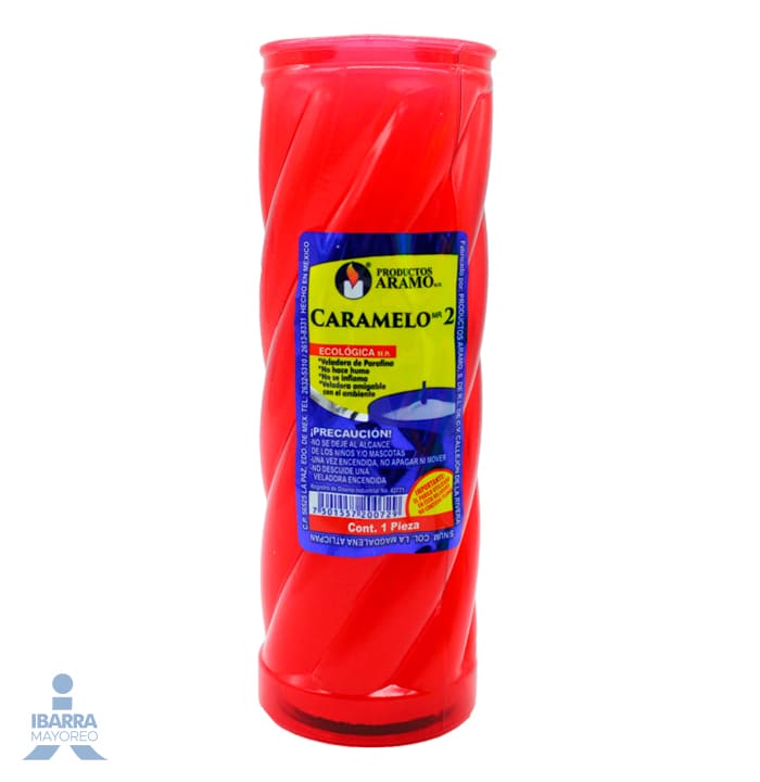 Veladora Aramo Ecológica Caramelo no. 2