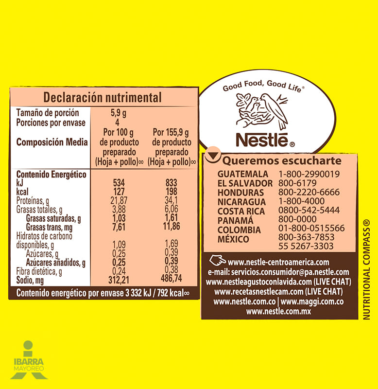 Hoja sazonadora Maggi Jugoso al Sartén Ajo y Cebolla 23.7 g
