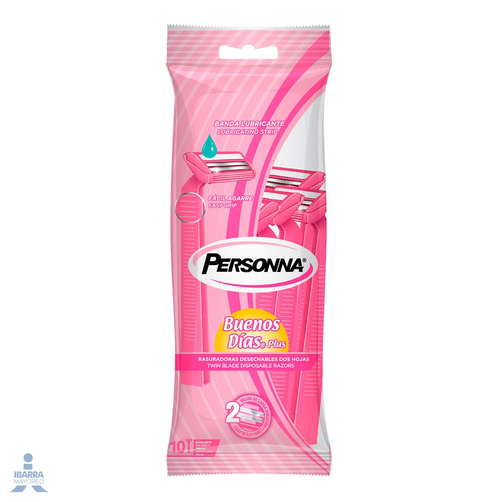 Rastrillo Personna Buenos Días Lady 10 pzas.