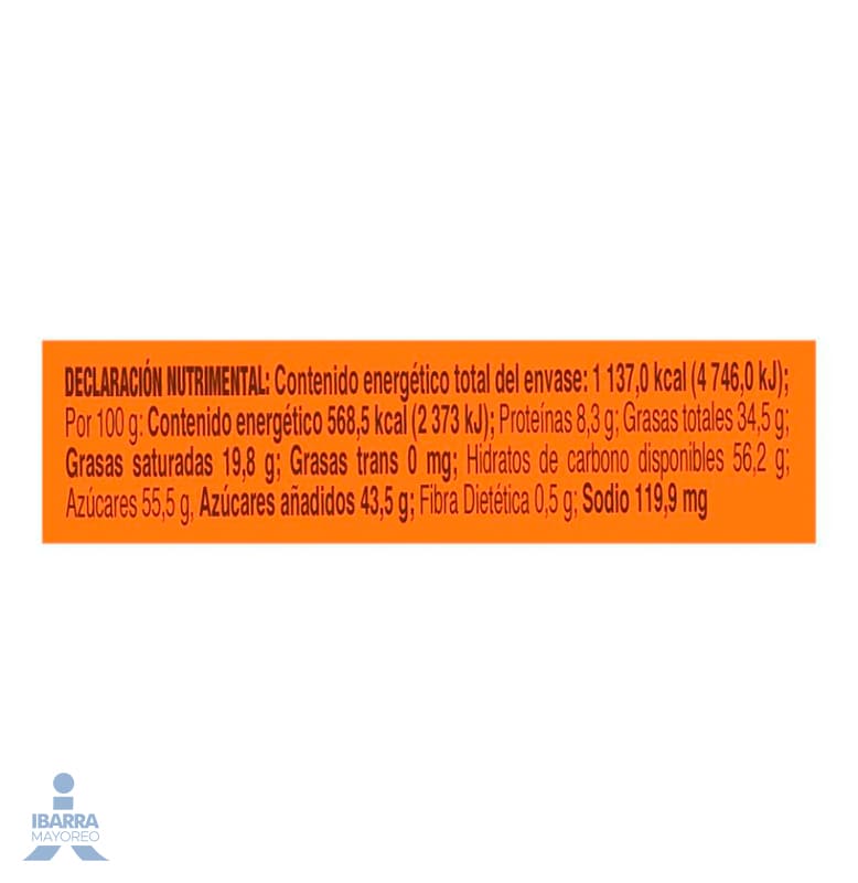 Chocolate Turín Conejo Cajilla 200 g