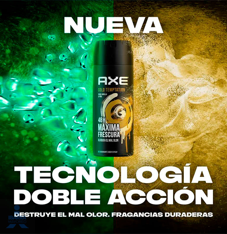 Desodorante Axe Gold Temptation Hombre Aerosol 96 g