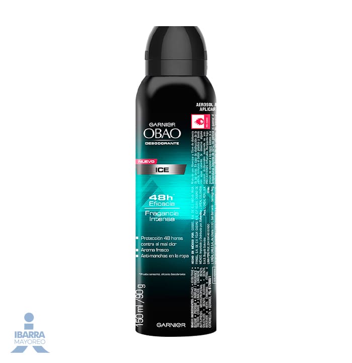 Desodorante Obao Hombre Ice Aerosol 150 ml