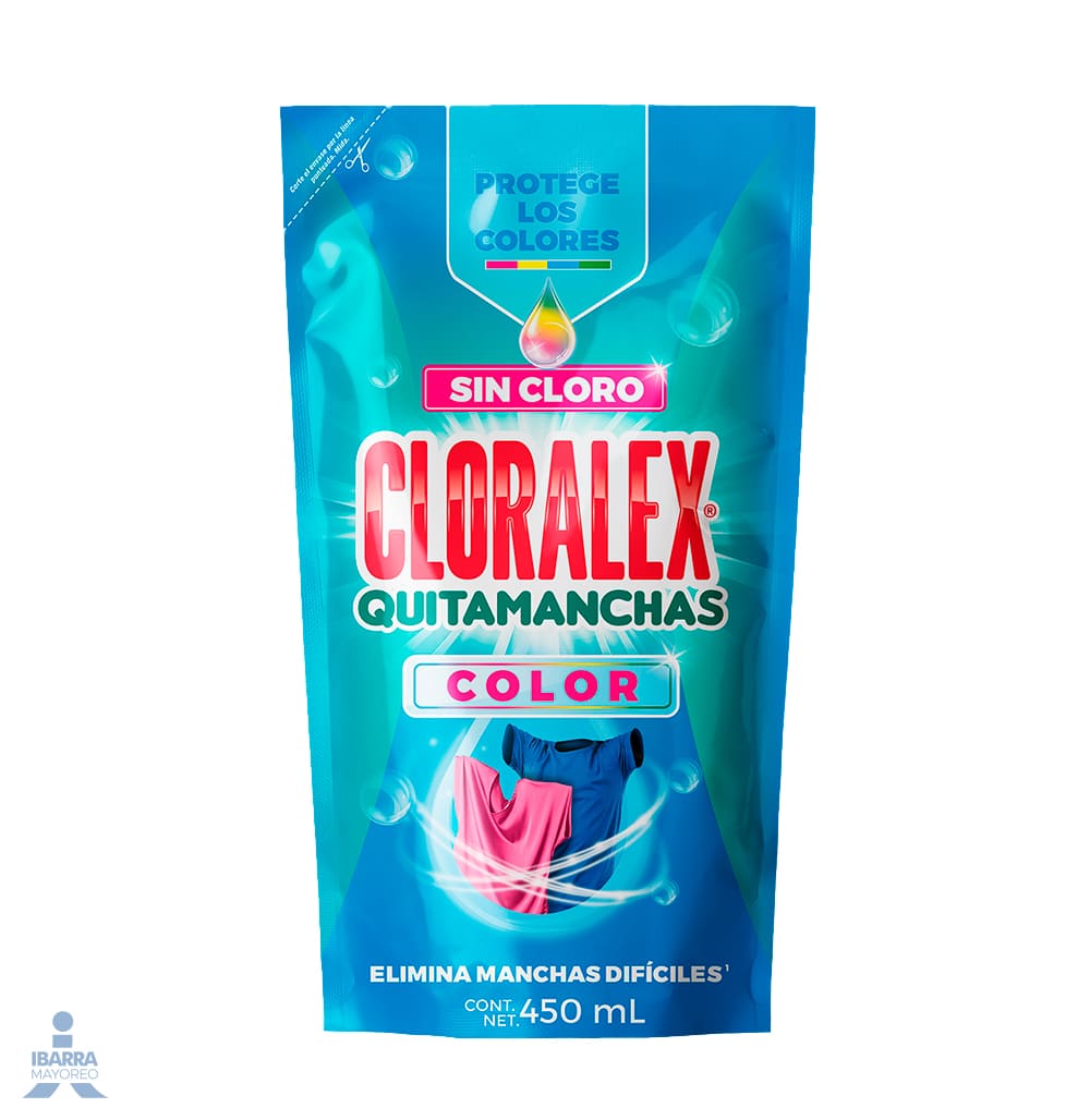 BLANQUEADOR CLORALEX COLOR 450 ML.