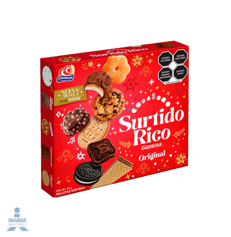 Galletas Gamesa Surtido Rico 424 g – Mayorista Ibarra