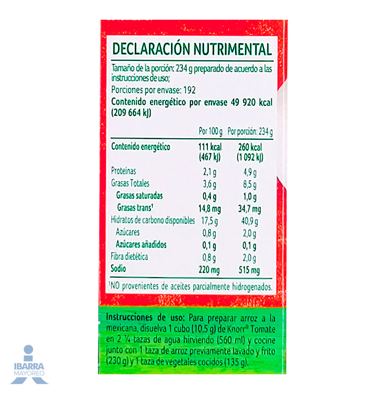 Knorr Tomate 24 pzas.