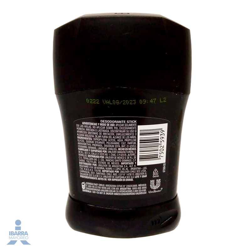 Desodorante Axe Dark Temptation Hombre Stick 54 g