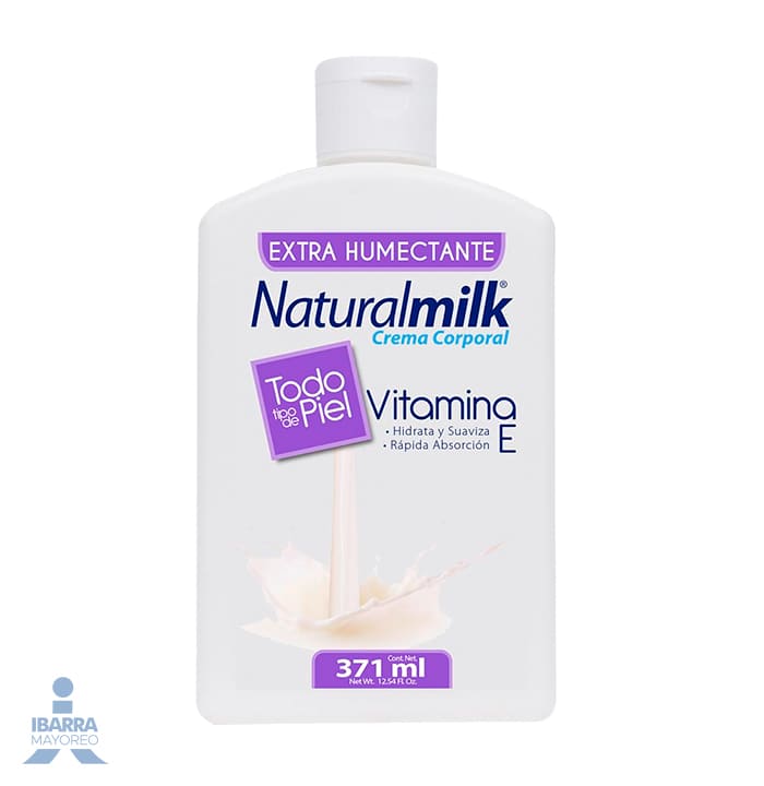 Crema Naturalmilk Vitamina E 371 ml