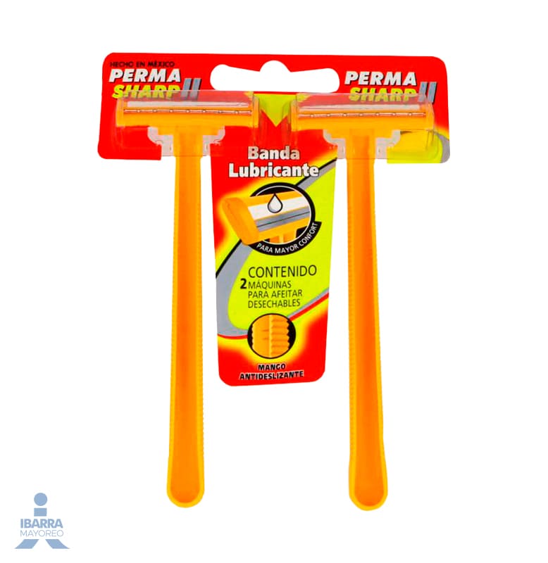 Rastrillo Gillette Permasharp Exhibidor 24 pzas.