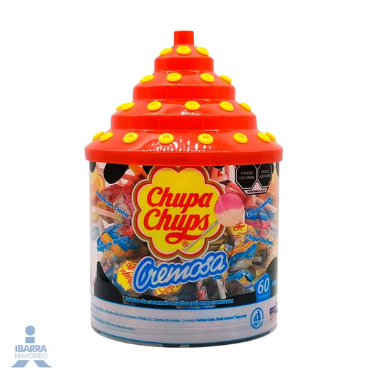 Paleta Chupa Chups Cremosa Surtida 60 pzas.
