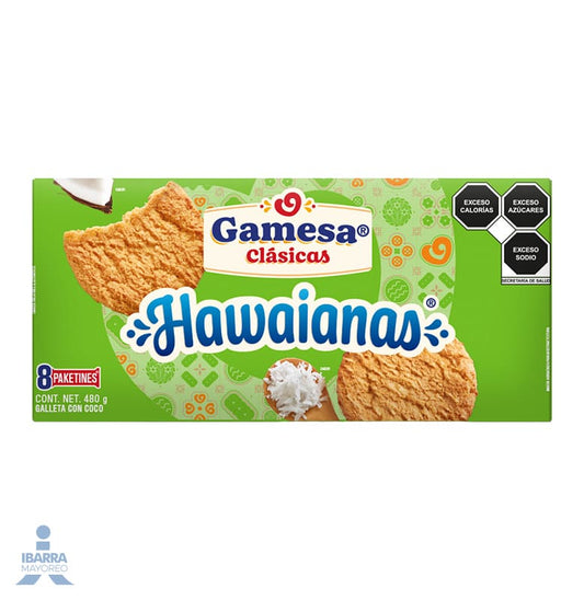 Galletas Gamesa Hawaianas 480 g