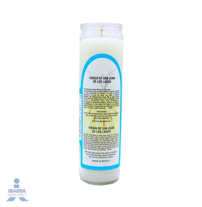 Veladora Luz Eterna Super Extra San Juan de Los Lagos