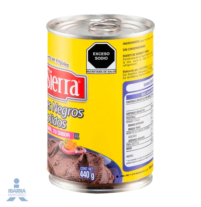 Frijol Negro Molido La Sierra 440 g