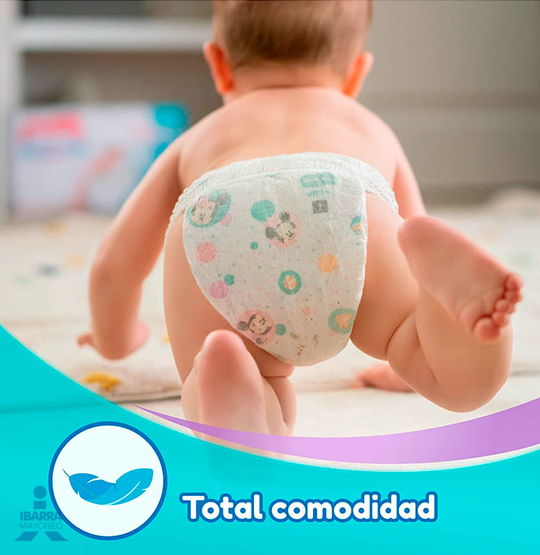 Pañal Huggies All Around Unisex Etapa 4 40 pzas.