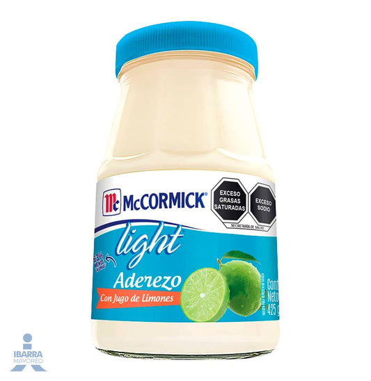 Mayonesa Aderezo McCormick Light con Limón 425 g