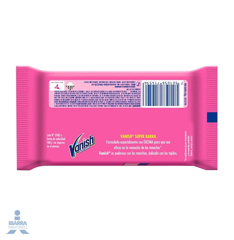 Vanish Quita Manchas Súper Barra 68 g