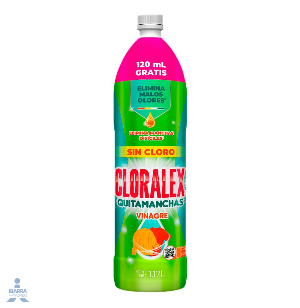 BLANQUEADOR CLORALEX COLOR PODER VINAGRE 1.17 LT.