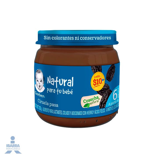 Gerber Colado Ciruela Pasa Etapa 2 100 g