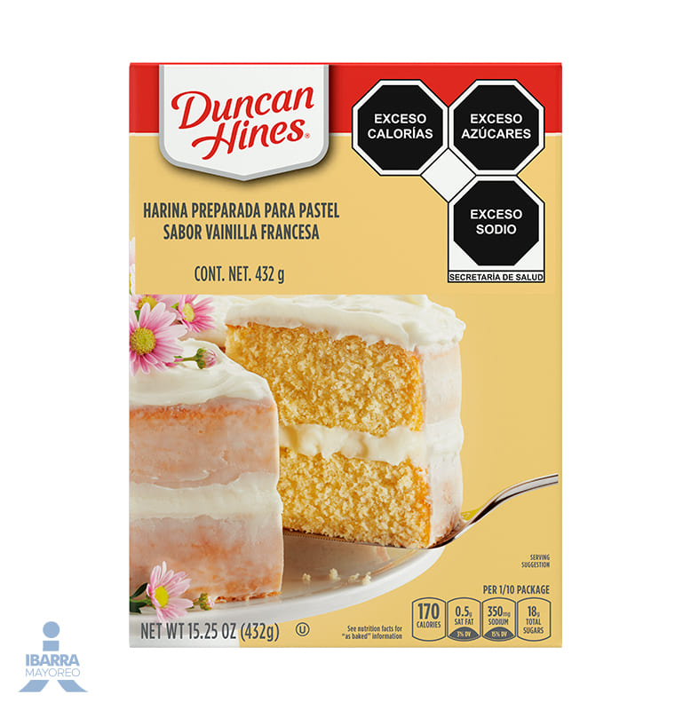 Harina Duncan Hines Vainilla Francesa 432 g