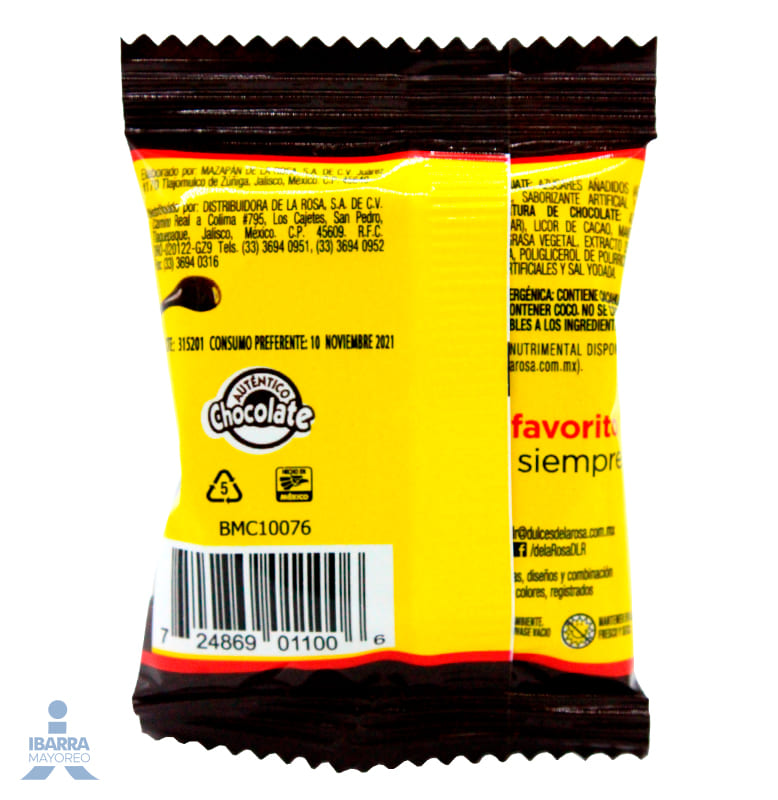 Mazapán de la Rosa con Chocolate 16/25 g