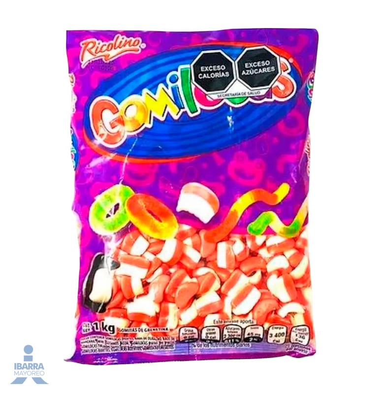 Gomitas Ricolino Dientes 1 kg