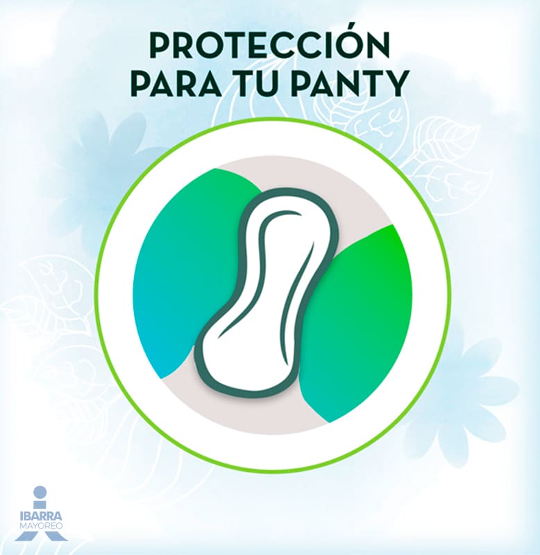 Toalla Panty Protector Naturella Sin Aroma 40 pzas.