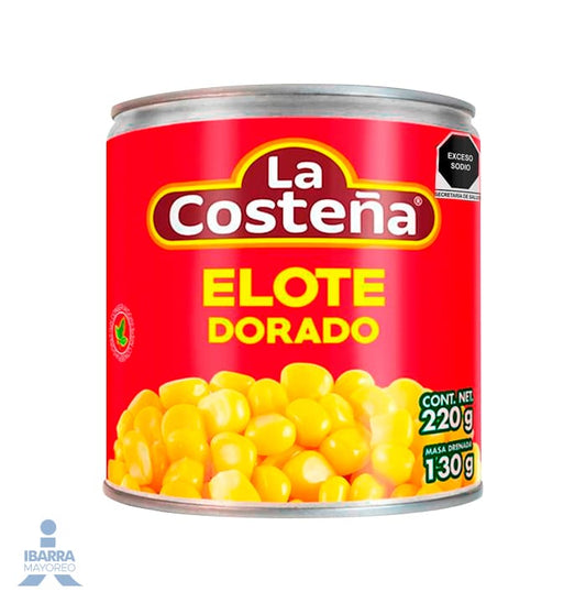 Elote Dorado en Grano La Costeña 220 g