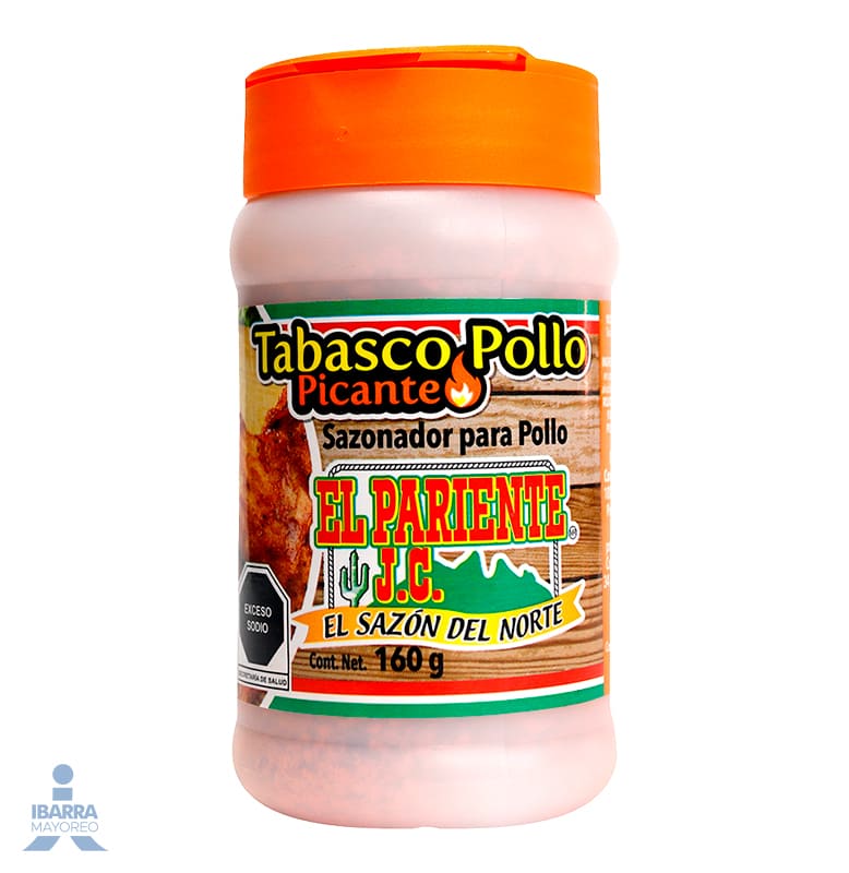 Sazonador para Pollo El Pariente Tabasco 160 g