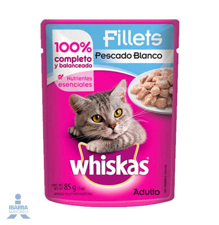 Alimento Whiskas Pescado Blanco 85 g