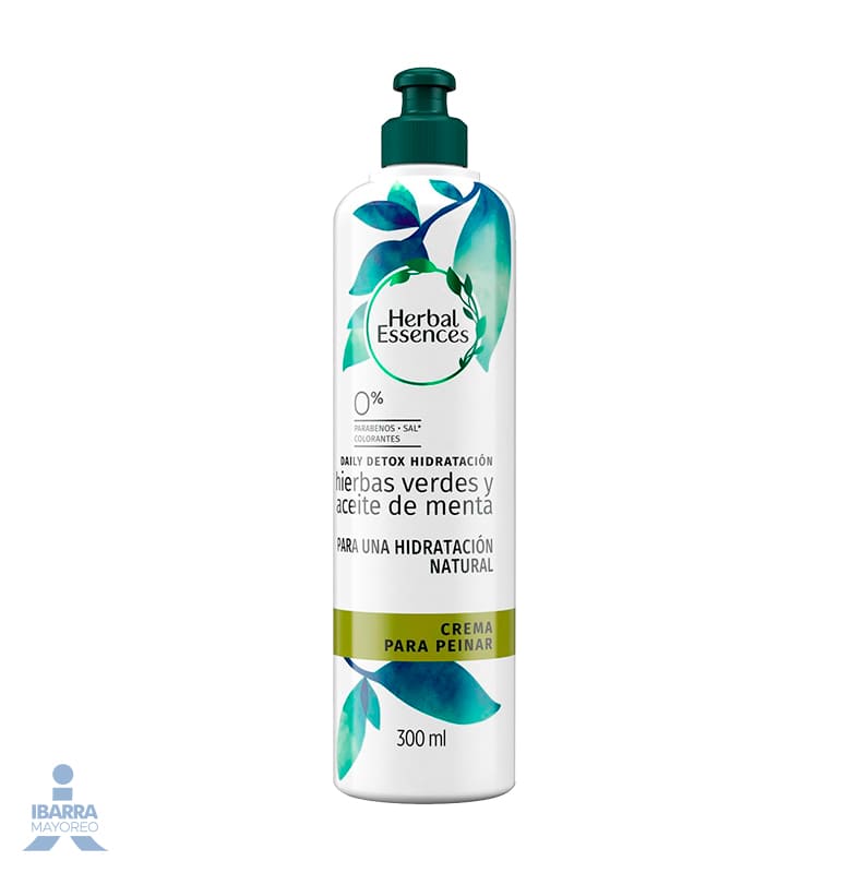 Crema para Peinar Herbal Essences Hierbas Verdes 300 ml