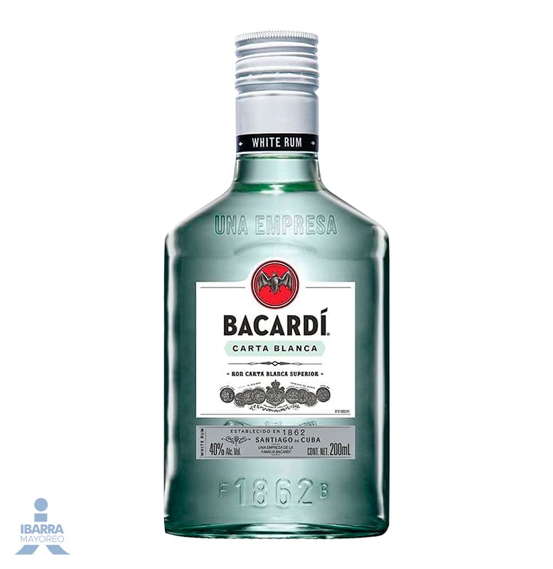 Ron Bacardí Carta Blanca 200 ml