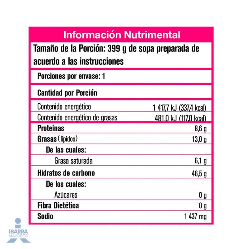 Sopa Nissin Camarón Picante 64 g