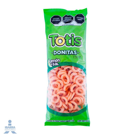 Donitas Totis Limón y Sal 55 g