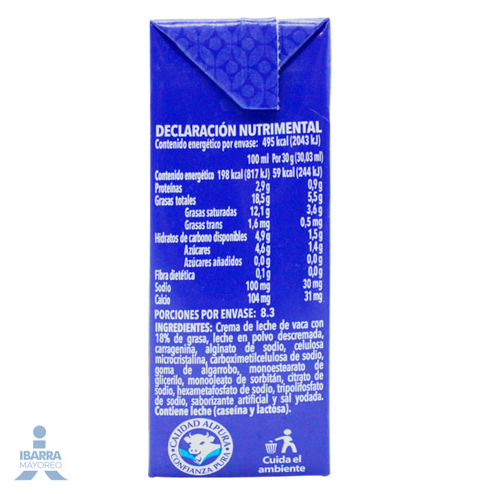 Media Crema Alpura 250 ml