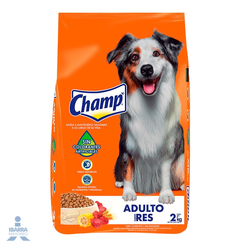 Alimento Champ Adulto Res 2 kg