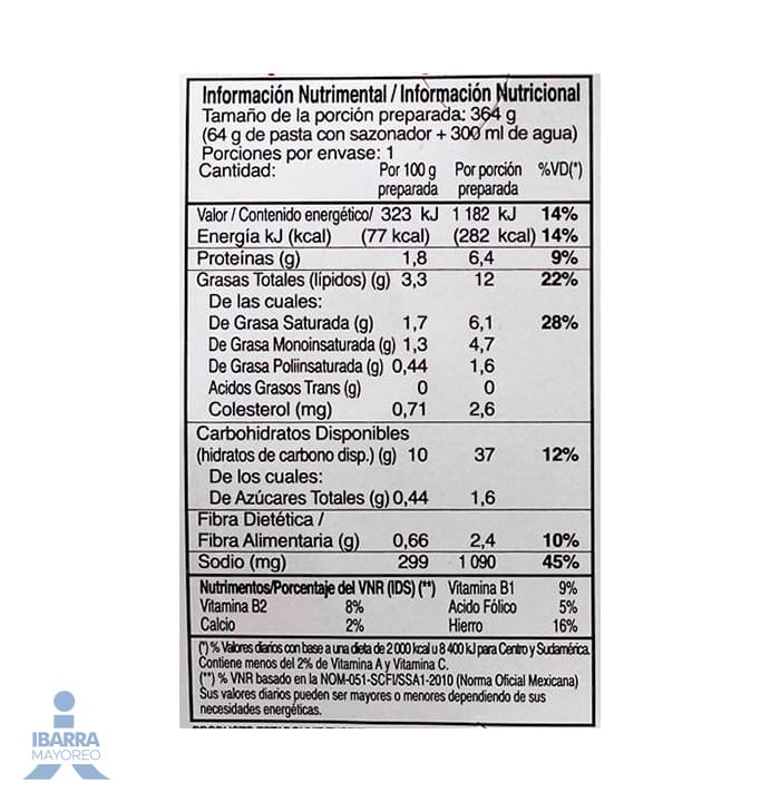 Sopa Maruchan Camarón con Chile 64 g