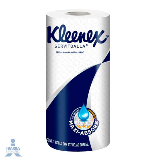 Servitoalla Kleenex 117 hojas 1 rollo
