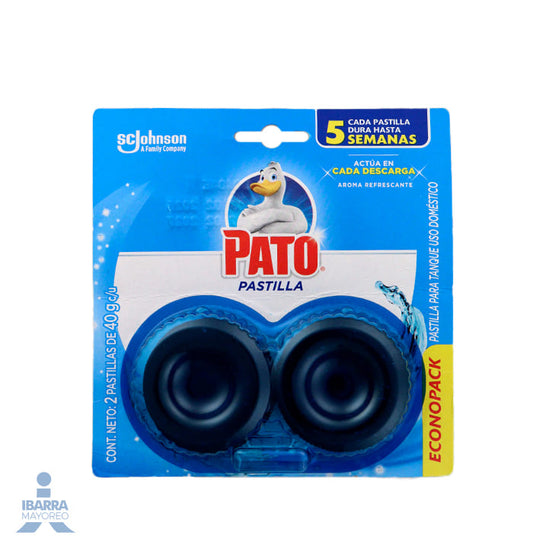 PASTILLA SANITARIA PATO AZUL TWIN PACK.